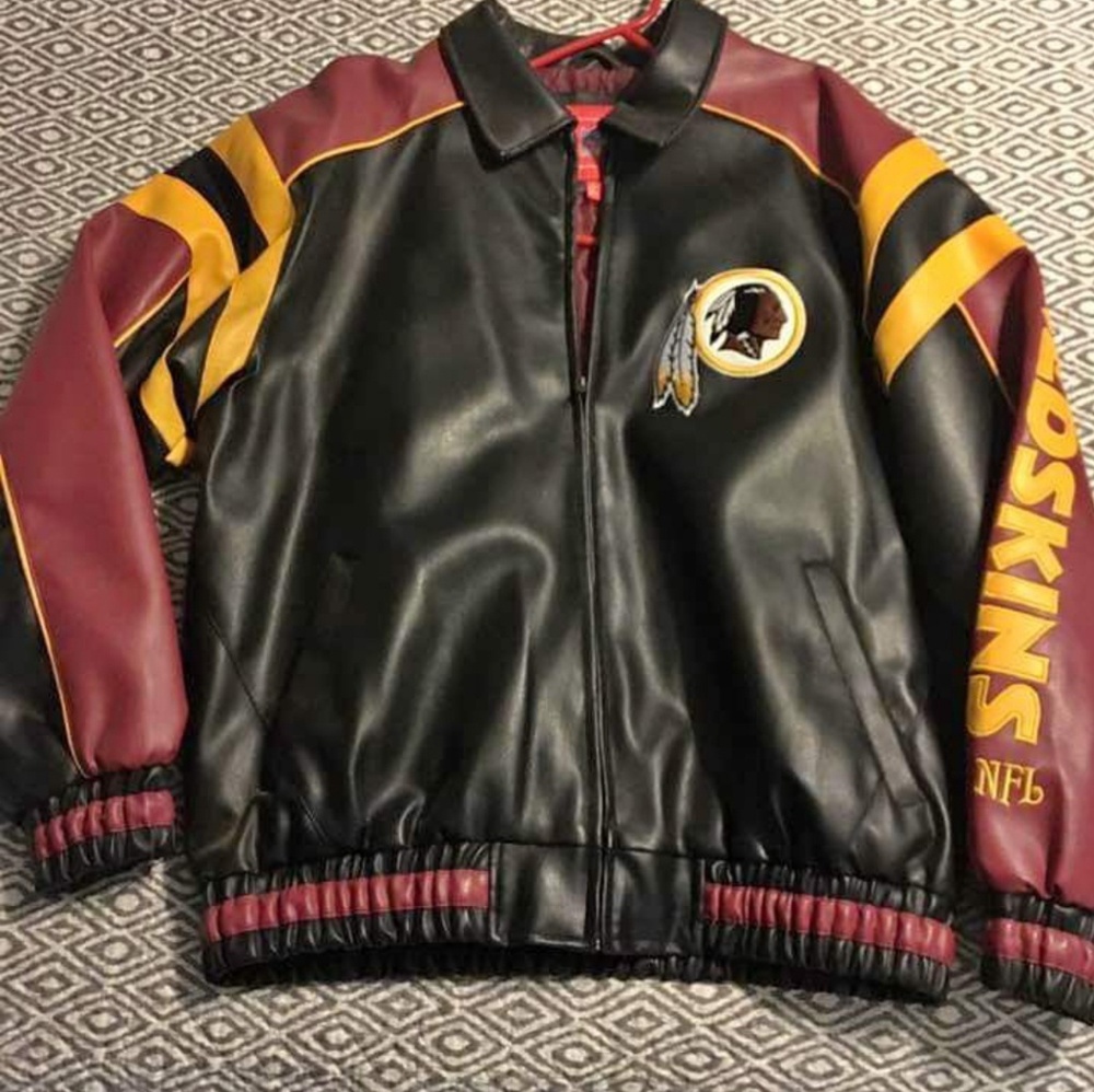 Leather Redskins jacket